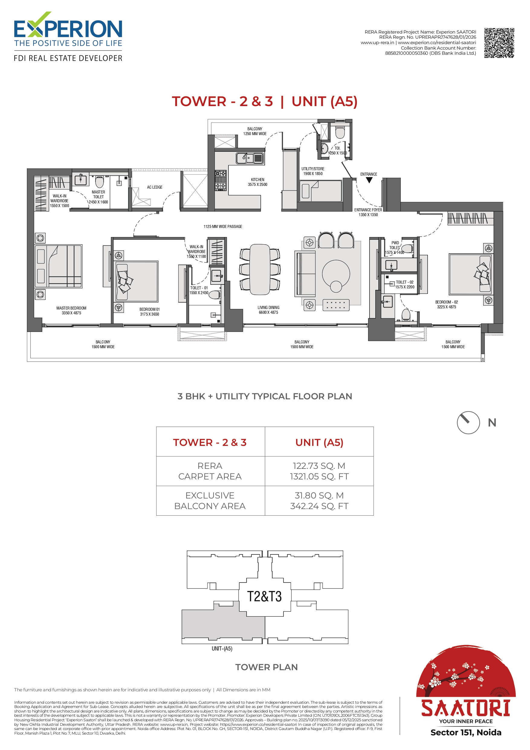 4 BHK Floor Plan